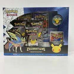 Pokemon TCG - Celebrations Zacian LV. X Deluxe Pin Collection Box Factory Sealed - Image 1