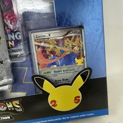 Pokemon TCG Celebrations Zacian LV. X Deluxe Pin Collection Box Factory Sealed - Image 3