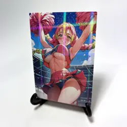Demon Slayer Mitsuri Kanroji Sexy Cheerleader Anime Waifu Goddess Story Art Card - Image 3