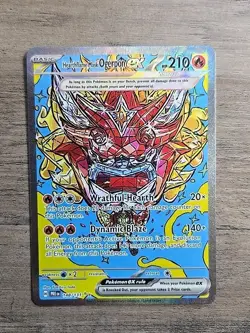 Pokemon TCG Hearthflame Mask Ogerpon ex 148/131 SV Prismatic Evolutions SIR NM - Image 1