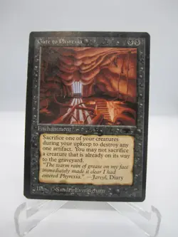 Gate to Phyrexia Magic mtg Heavy Play, English Antiquities x1 - Image 1