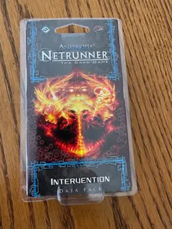 FFG Android Netrunner LCG Data Pack - Unopened - Intervention. - Image 1