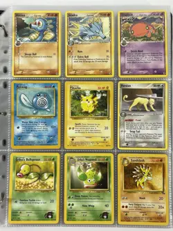 Pokemon Card Collection VTG Binder Holo Rare 1st E-Reader WoTC Entei Eevee - Image 3
