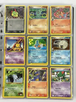 Pokemon Card Collection VTG Binder Holo Rare 1st E-Reader WoTC Entei Eevee - Image 5