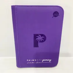 Purple 1st Edition Palms Off Gaming 4 Pocket Binder - Pokemon - One Piece Card - Image 1