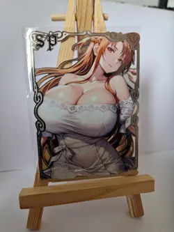 Asuna | Sword Art Online | SP Metal Card 173/200 | Goddess Story Anime Waifu - Image 1