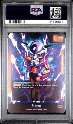 Frieza FS04-140 Dragon Ball Super Fusion World Premium Card Promo PSA 10 Leader - Image 2