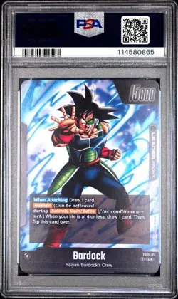 2024 Dragon Ball Promos Bardock L Premium Card Collection Leader PSA 10 POP 15 - Image 2