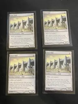 MtG X4 Steel Wall Mirrodin Magic the Gathering (Artifact) (Wall) - Image 1