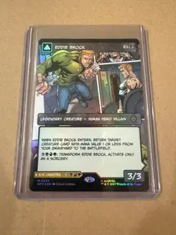 Eddie Brock (0224) (Borderless) Marvel's Spider-Man MTG Foil - Image 3
