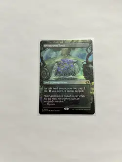 Overgrown Tomb Foil Borderless Shock Land MTG Lorwyn Eclipsed NM/M - Image 1