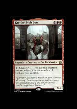 Foundations #204 Krenko, Mob Boss Foil - Image 1