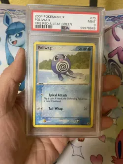 Poliwag 75/112 EX Fire Red & Leaf Green PSA 9 Mint-Pokemon - Image 1