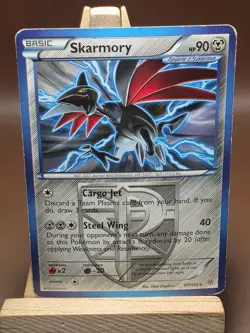 HP/DMG Pokemon TCG Skarmory 87/135 Rare BW Plasma Storm - Image 1