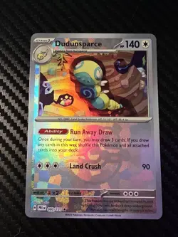 Dudunsparce 080/131 Sv: Prismatic Evolutions Holo TCG Pokemon Master Ball - Image 1