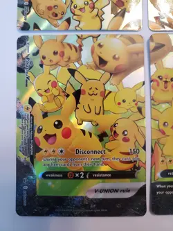 Pokemon Pikachu V-union All Mint Swsh 139, 140, 141, 142 Black Star Promo 2021 - Image 5