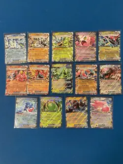 Pokemon Twilight Masquerade Double Rare EX Full Set Of 14 - Image 1