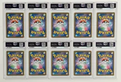 PSA 10 SET OF 9 YU NAGABA UMBREON EEVEE SYLVEON JAPANESE PROMO POKEMON SVP - Image 2