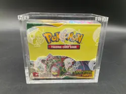 Pokemon TCG Sword & Shield Evolving Skies Booster Box w/ Acrylic Case - Image 1