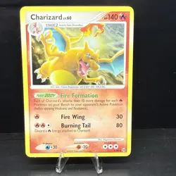 2009 Pokemon Charizard Cracked Ice #1/99 Holo Rare lightly played - Image 1