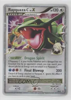 Rayquaza C Lv X Pokemon Diamond & Pearl Black Star Promo #DP47 2007 - Image 1