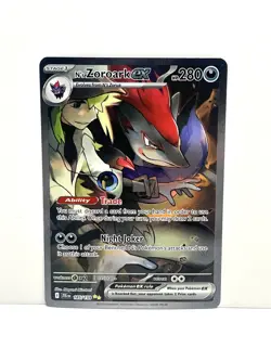 Pokemon TCG N's Zoroark EX 185/159 Journey Together SIR Holo NM - Image 1