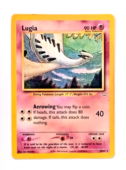 Lugia Pokemon TCG 20/64 Neo Revelation 2001 Regular Rare WOTC LP - Image 1