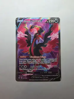Galarian Moltres V 176/198 Pokemon TCG Chilling Reign Ultra Rare NM - Image 1