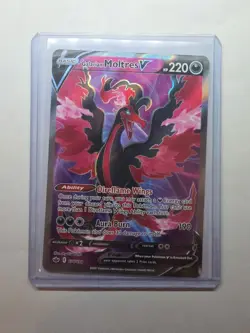 Galarian Moltres V 176/198 Pokemon TCG Chilling Reign Ultra Rare NM - Image 3