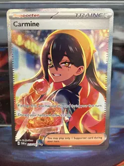 Carmine 217/167 Special Illustration Rare Pokemon Sv06: Twilight Masquerade - Image 1