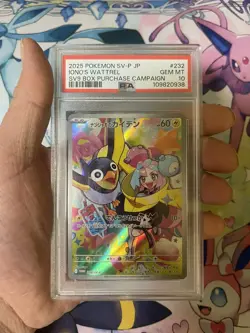 PSA 10 Iono's Wattrel Holo - 232/SV-P Pokemon JP - 2025 BOX PURCHASE CAMPAIGN - Image 1