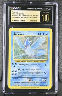 Articuno *CGC PRISTINE 10* Holo *Classic Collection* #9 * Pokemon - Image 1