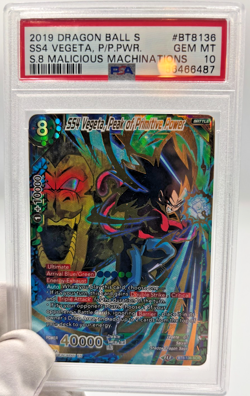 Dragon Ball Super - PSA 10 SS4 Vegeta, Peak of Primitive Power BT8136 - GEM MT - Image 4