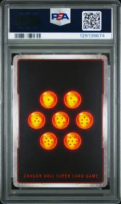 2022 DBS ALTERNATE ART #BT8-136 SS4 VEGETA, PEAK OF PRIMITIVE POWER PSA 10 - Image 2