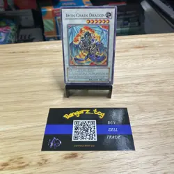 Yu-Gi-Oh TCG - Iron Chain Dragon CSOC-EN040 Crossroads of Chaos 1st Edition - Image 1