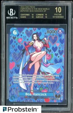 2024 One Piece Emperors in the New World #051 Boa Hancock BGS 10 BLACK LABEL - Image 1