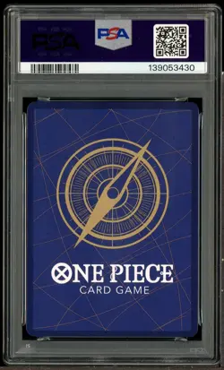 2025 ONE PIECE JPN PROMOS OFFICIAL EVENT TOP PRIZE #014 MONKEY D. LUFFY PSA 10 - Image 3