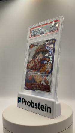 2025 ONE PIECE JPN PROMOS OFFICIAL EVENT TOP PRIZE #014 MONKEY D. LUFFY PSA 10 - Image 2