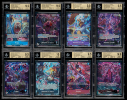 Set of 8 BGS 9.5 One Piece Promo English 2nd Anniversary Sets w/ Monkey D. Luffy - Image 1