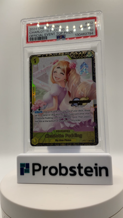 #1 2024 One Piece EN Official Event Top Prize #112 Charlotte Pudding PSA 10 - Image 2