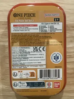 One Piece Tin Pack Set Vol. 2 OP - 13 - Factory Sealed - Image 2