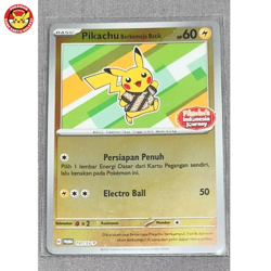 Lot 5 Pikachu Batik Complete Set Holo 101 154 155 190 191 SV-P Pokemon Indonesia - Image 2