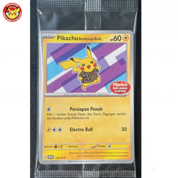 Lot 5 Pikachu Batik Complete Set Holo 101 154 155 190 191 SV-P Pokemon Indonesia - Image 5