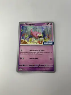 NM Pokemon 2024 Scarlet & Violet Indomilk Slowpoke Indonesia Promo Card 197/SV-P - Image 1