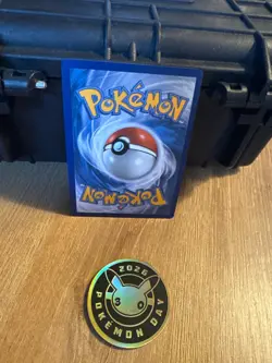 Pikachu 051/162 2026 Pokemon Day Pokemon Near Mint with Pokemon Coin - Image 2