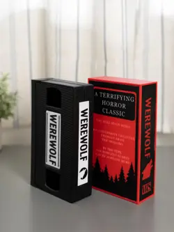 Werewolf Commander Deck Box | Retro VHS Horror Card Case | MTG Storage Holder - Image 1