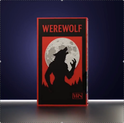 Werewolf Commander Deck Box | Retro VHS Horror Card Case | MTG Storage Holder - Image 2