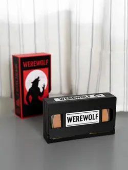 Werewolf Commander Deck Box | Retro VHS Horror Card Case | MTG Storage Holder - Image 4