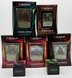Lot of (7) Magic The Gathering MTG Commander Boxes SEALED w/ (2) Decks - Image 1