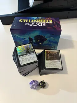Magic The Gathering 300+ Foil Card Lot w Edge Of Eternities Bundle Storage Box - Image 1